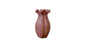Vaas ''loire'' keramiek d18 h32cm lilac