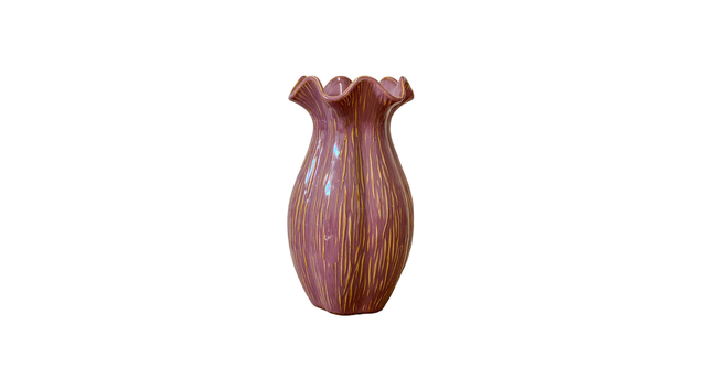 Vaas ''loire'' keramiek d18 h32cm lilac