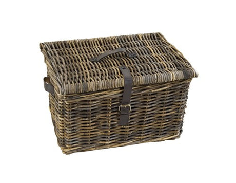 Dr Wicker V-Ager Korb l braun mit Deckel 43x33x23