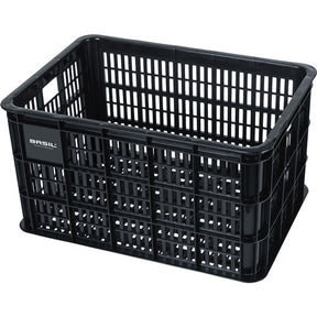 Basil Fahrradkiste L – groß – 40 Liter – schwarz