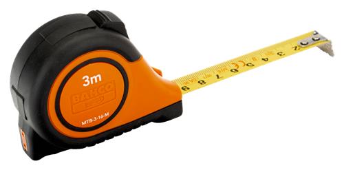 Bahco-Maßband, 3 m, 16 mm, magnetisch