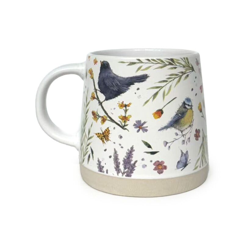Jan Pashley Wings Wildflowers konischer Steinzeugbecher