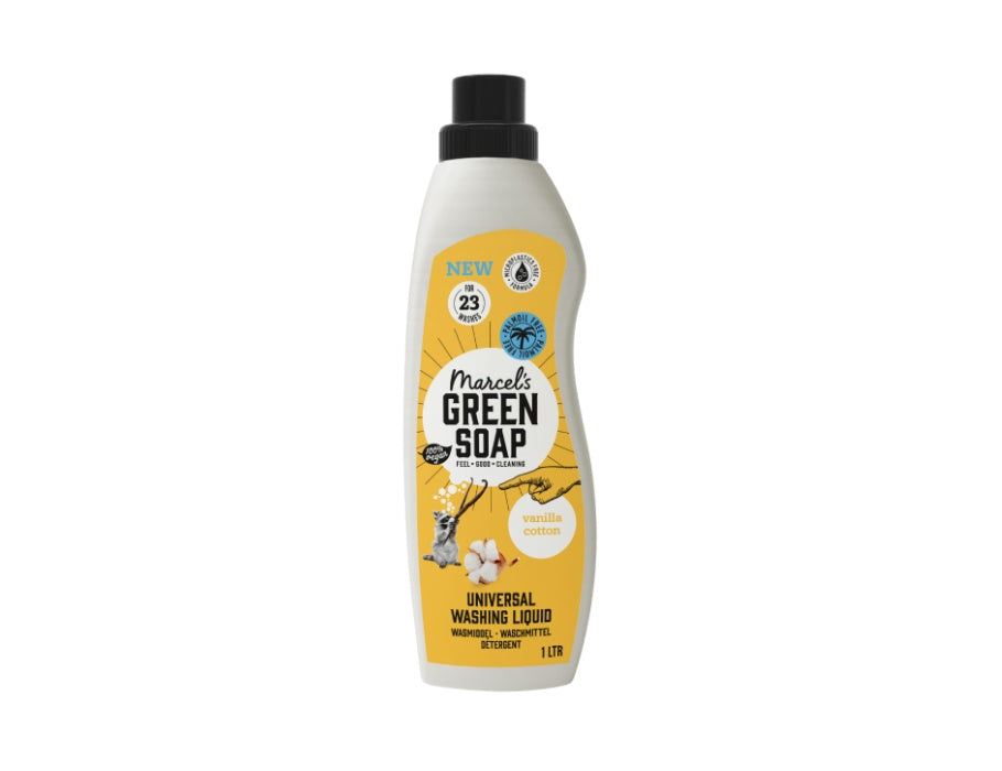 Marcels grüne Seife Waschmittel - Vanille -Baumwolle - 1 Liter