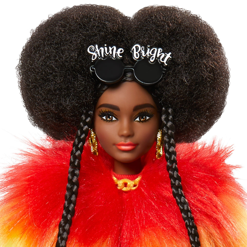 Mattel Extra Doll 1 Regenbogenmantel mit Pudel