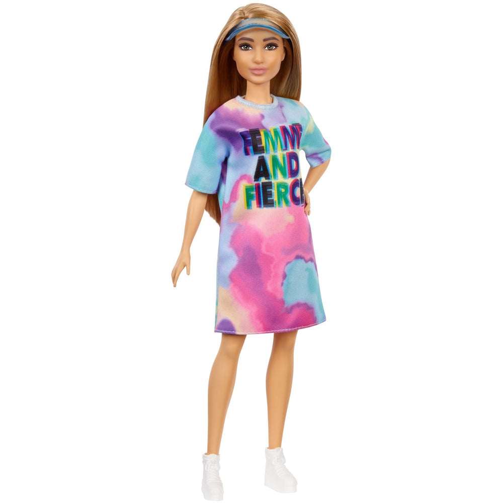 Mattel Fashionistas Doll 159 Tie-Dye-T-Shirt-Kleid