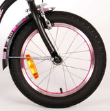 Volare Miracle Cruiser Kinderfahrrad - Mädchen - 16 Zoll - Matt Black - Prime Collection