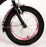 Volare Miracle Children's Bicycle - Mädchen - 14 Zoll - Matt Black - Prime Collection