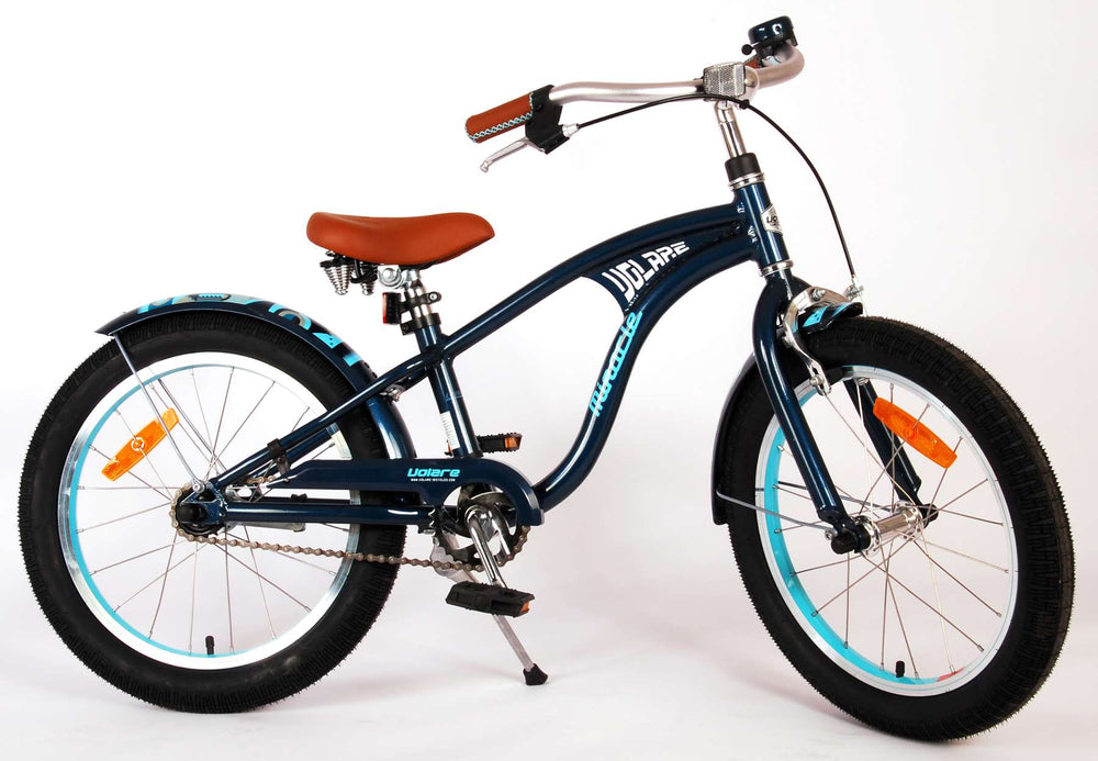 Volare Miracle Cruiser Kinderbike Jungen 18 Zoll Matt Blue Prime Collection