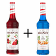 Moninsirup Erdbeerfraise + Blue Curaçao