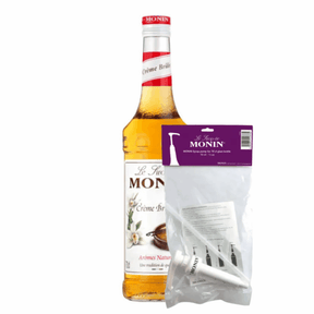 Monin Sirup Crème Brûlée (70 cl) + Siruppumpe (10 ml)