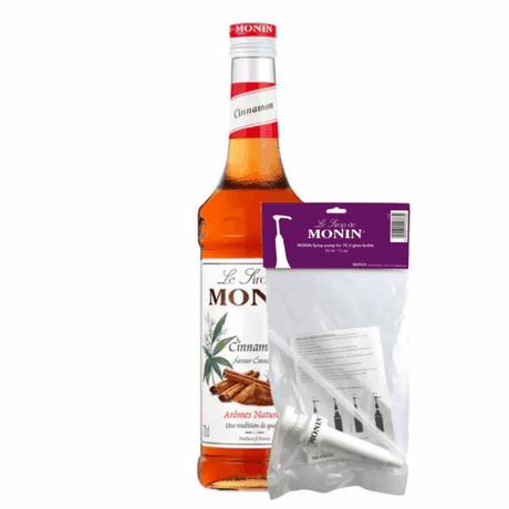 Monin Sirup Zimt (70 cl) + Siruppumpe (10 ml)