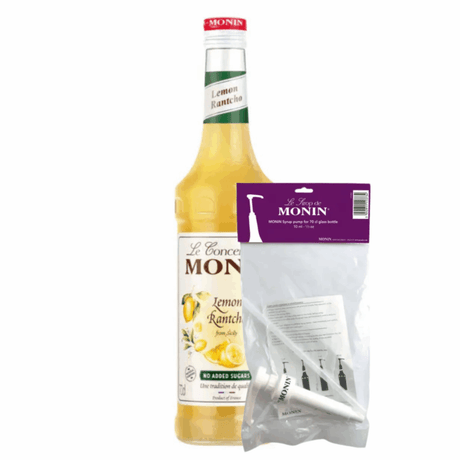 Monin Sirup Rancho Zitrone (70 cl) + Siruppumpe (10 ml)