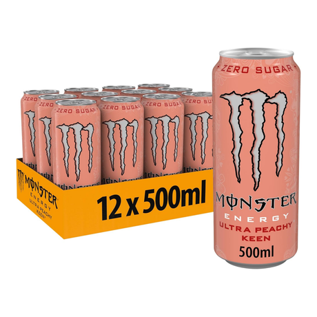 Monster Energy Ultra Peachy Keen Dose (12x 500ml)