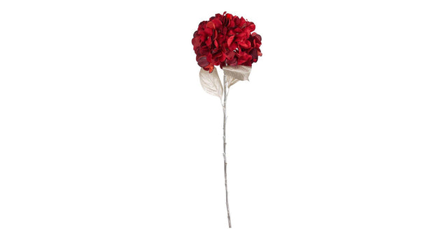 Hortensia tak rood goud 70cm