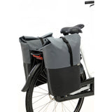 Newlooxs tas new looxs nyborg double mik | donkergrijs zwart | 34l