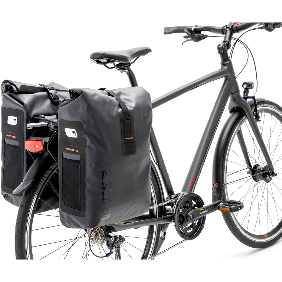 Newlooxs tas varo waterdicht double mik 2.0 zwart | 40l