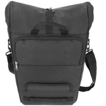 Newlooxs New Looxs Nyborg Single – Fahrradtasche Single – abnehmbare Umhängetasche – 13-Zoll-Laptopfach – wasserdichtes Polyester – 17 Liter – Schwarz