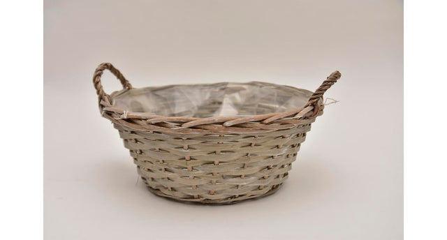 Schilmand riet 29x12cm grijs