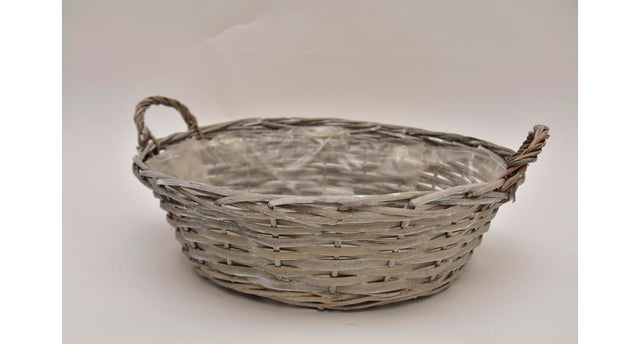 Schilmand riet 40x12cm grijs