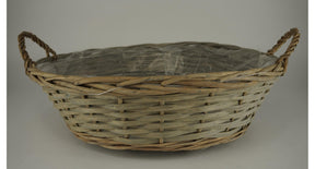 Schilmand riet grijs 45x12cm