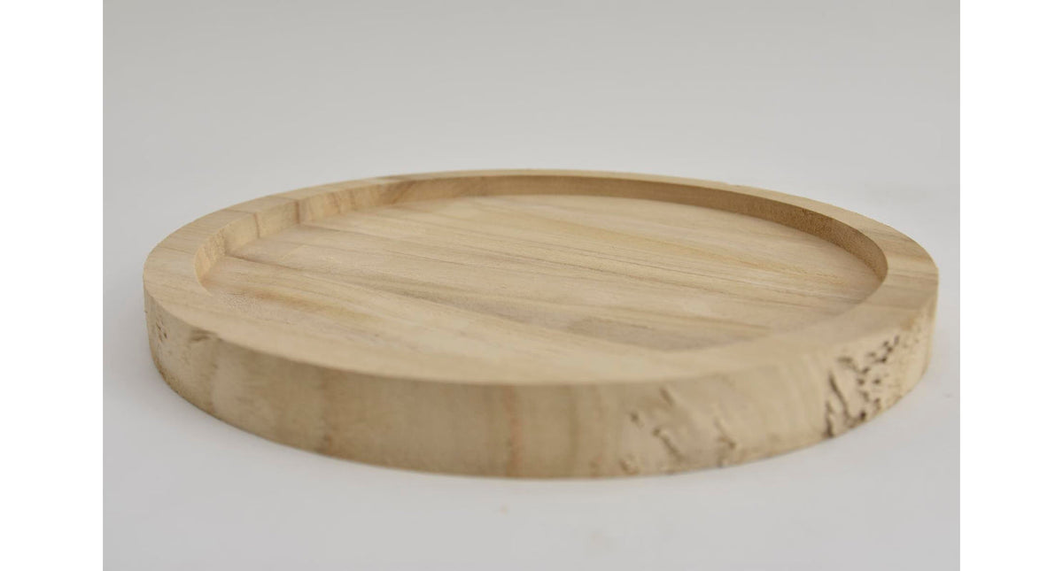 Houten plateau onderbord naturel 20cm