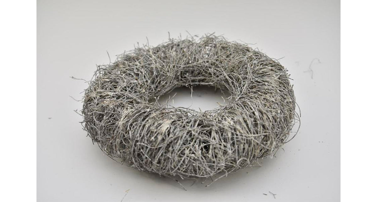 Salimkrans 25x6,5cm rond white-wash