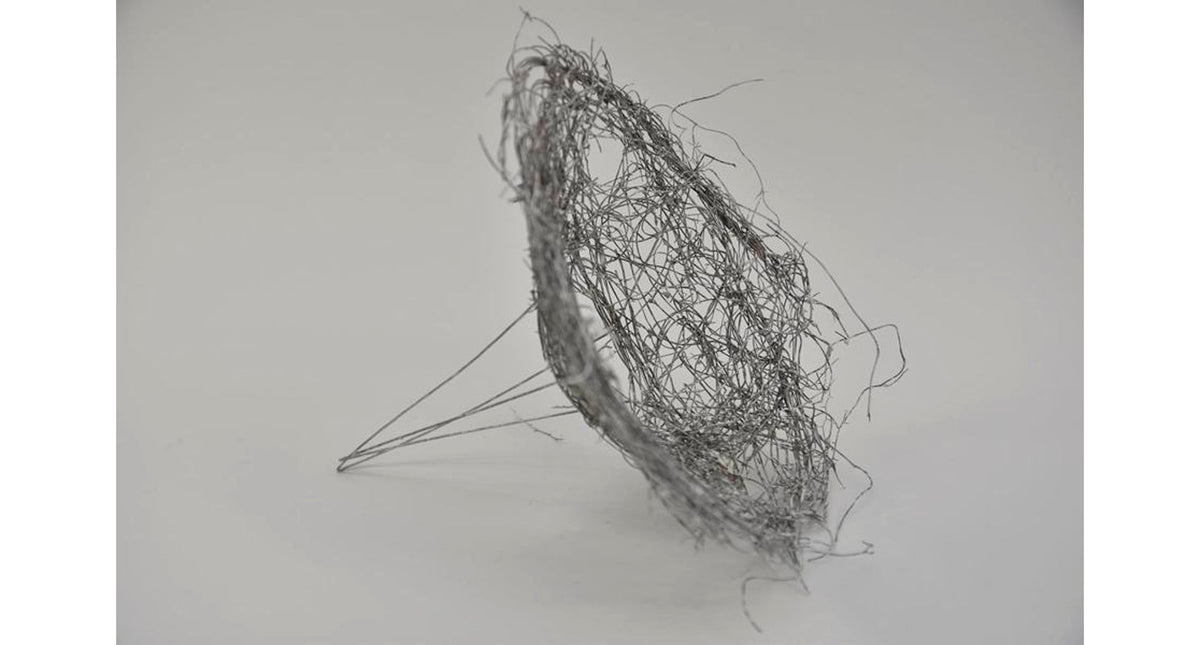 Salim boekethouder ''trechter'' 25cm white-wash