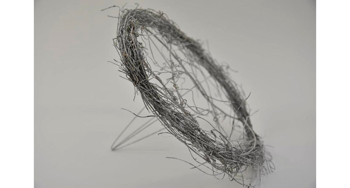 Salim boekethouder ''rond'' 20cm white-wash