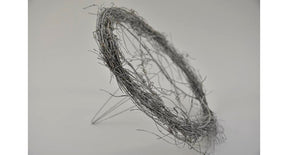 Salim boekethouder ''rond'' 20cm white-wash