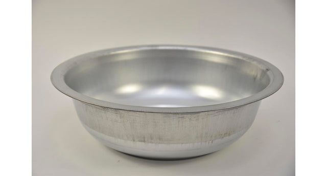 Zinkschaal rond naturel d40 h10cm