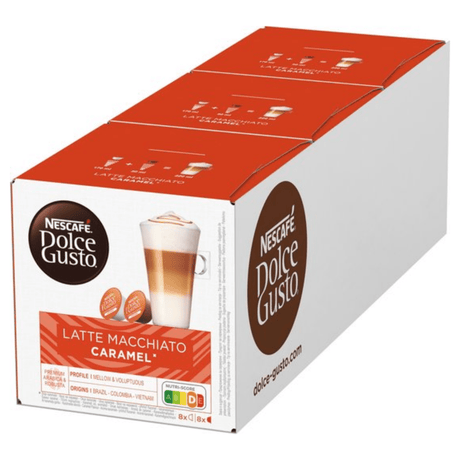 Nescafe Dolce Gusto Latte Macchiato Karamell (3x 16 Tassen)