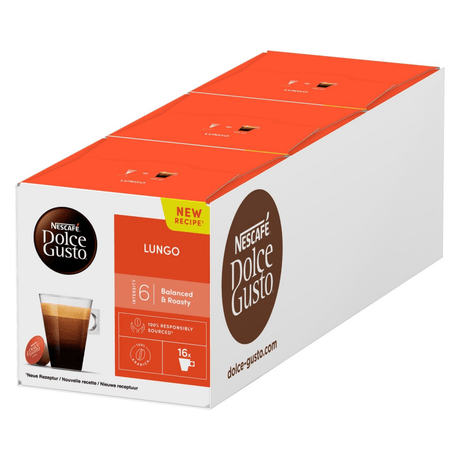 Nescafe dolce gusto 6x lungo (3 x 16 stuks)
