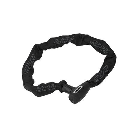 Ein Kettenschloss 6,90 6 mm 90 cm schwarz grau