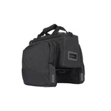 Eine abnehmbare Gepäckträgertasche in Schwarz