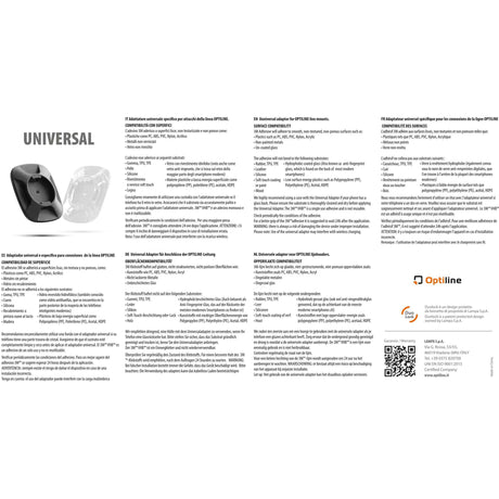 Optiline Universaladapter klar