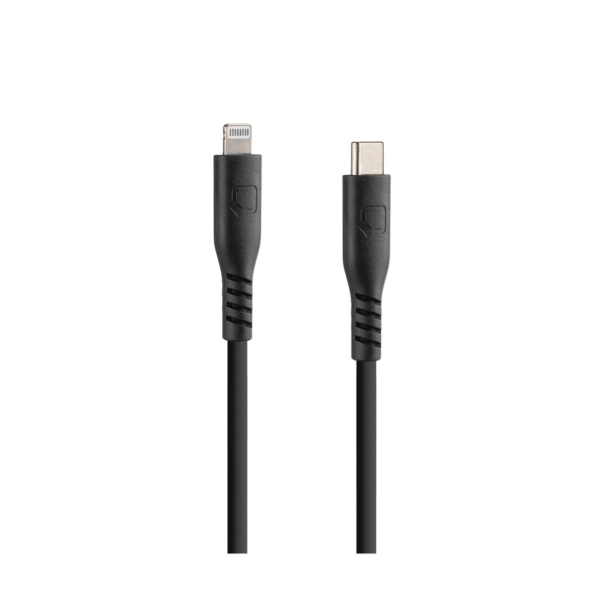 Optiline Silikonkabel USB Typ C > Apple 8 Pin - 20 cm