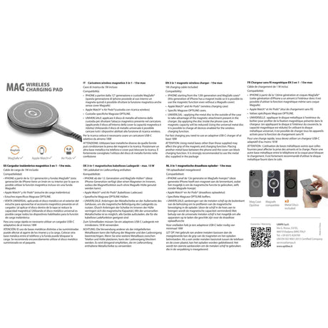 Optiline Mag, 3-in-1 magnetisches kabelloses Ladegerät