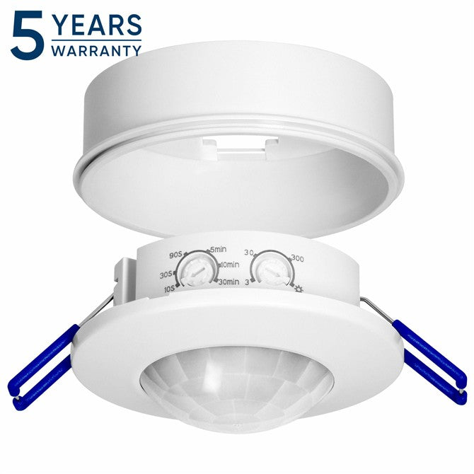 Orno bewegingssensor 360°, ip20, 1200w, max bereik 8 m, witte