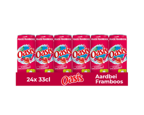 Oasis Erdbeer-Himbeer-Dose (24x 33cl)