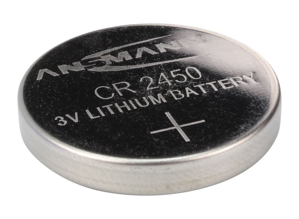 Ansmann Knopfzelle Lithium-Knopfzelle CR 2450 3V