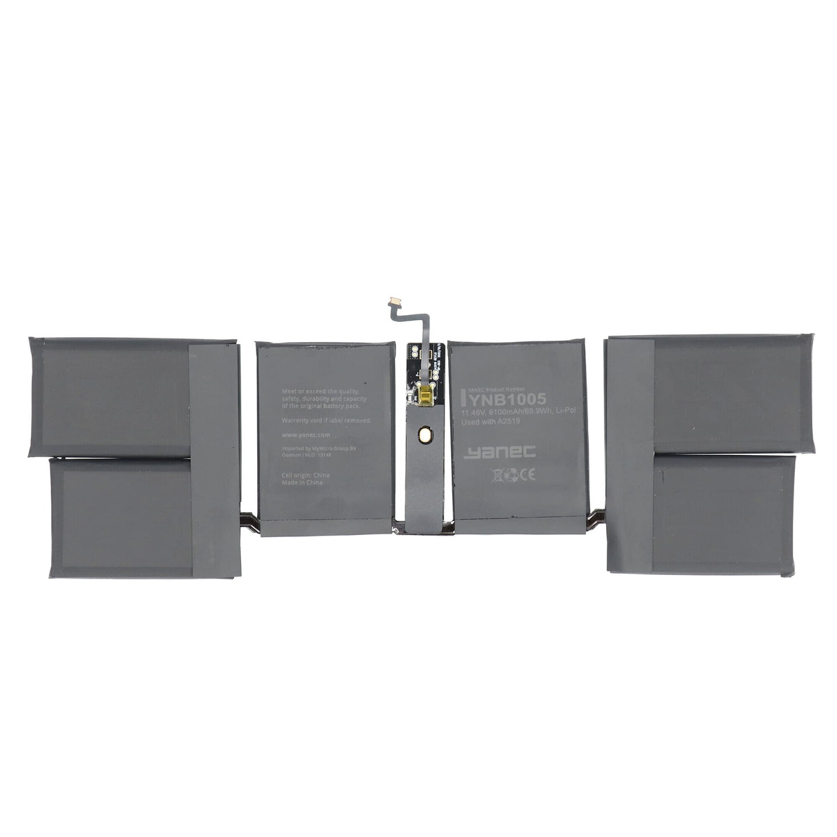Yanec MacBook-Akku 6100 mAh