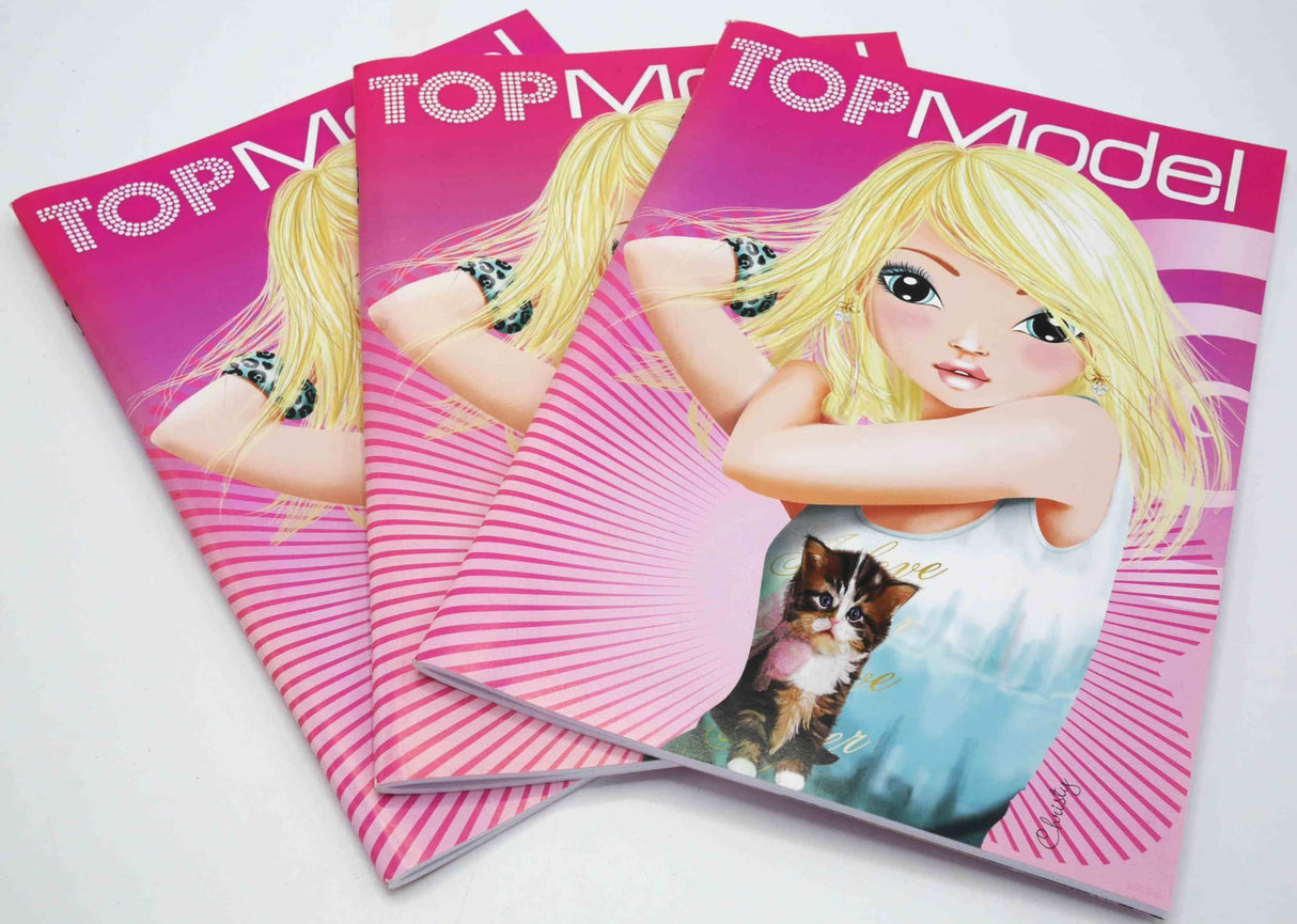 Van der Doelen Topmodel – 3 schöne Notizbücher mit Mathe- und Schreibarbeitsblättern