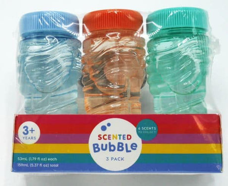 Playgo 3 Gläser Seifenblasen, 53 ml pro Glas
