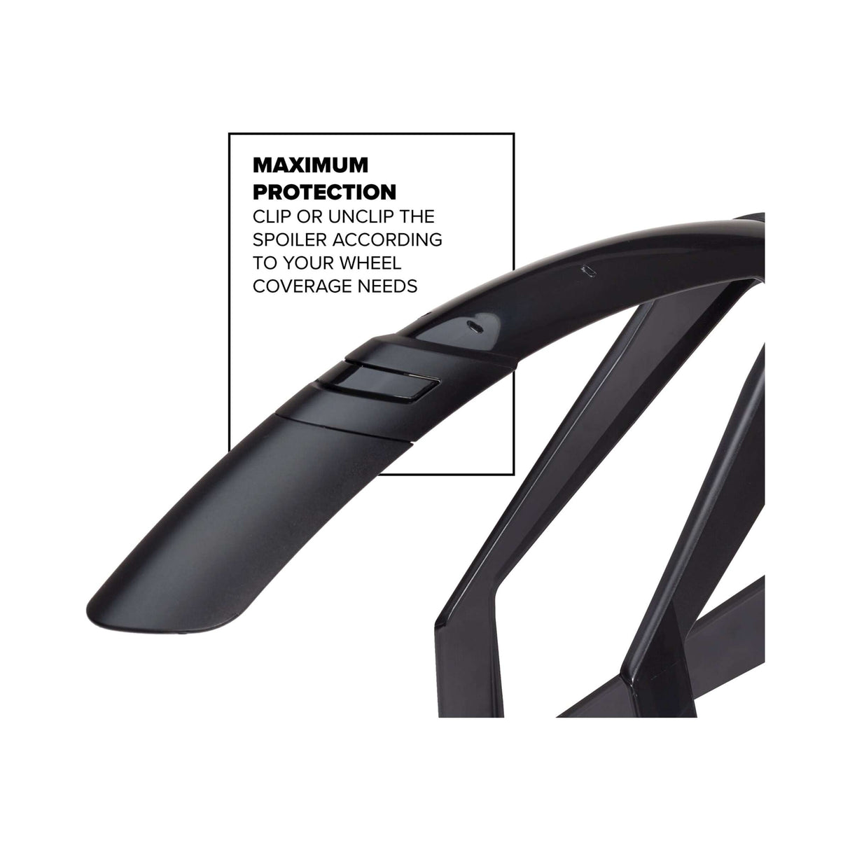 Polisport Fender Set 28 g -Mud 50 mm - schwarz