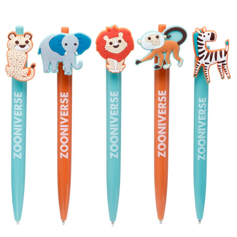 Zooniverse Überraschungstiere PVC-Stift – schwarz