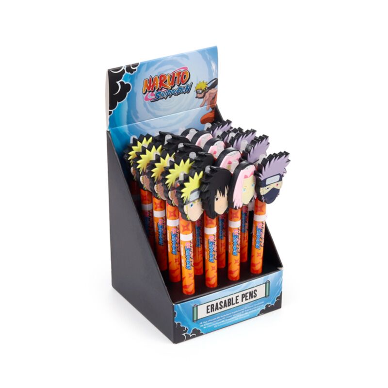 Unglaublicher löschbarer Stift von Union mit Naruto-Aufsatz aus PVC