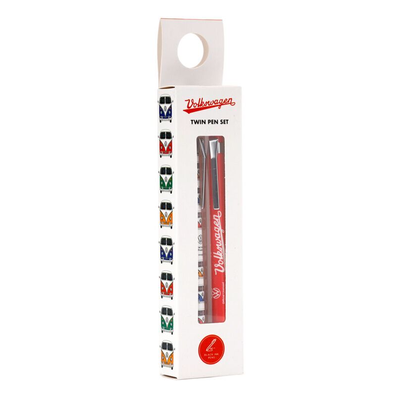 Volkswagen van vw t1 volkswagen van duo pen set schwarz