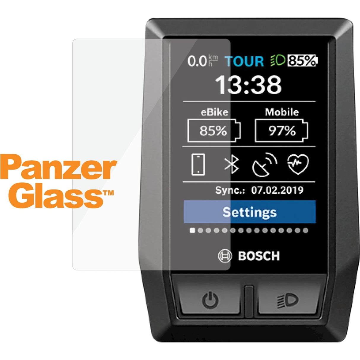 Panzglass Bosch Kiox Bui330 Screen Protector ist anti -reflektiv