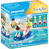 Playmobil Familie Fun Bad Guest mit Schwimmreifen 70112