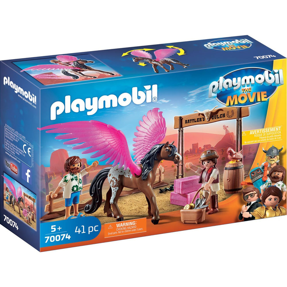 Playmobil Playmobil Der Film Marla und Del mit geflügeltem Pferd